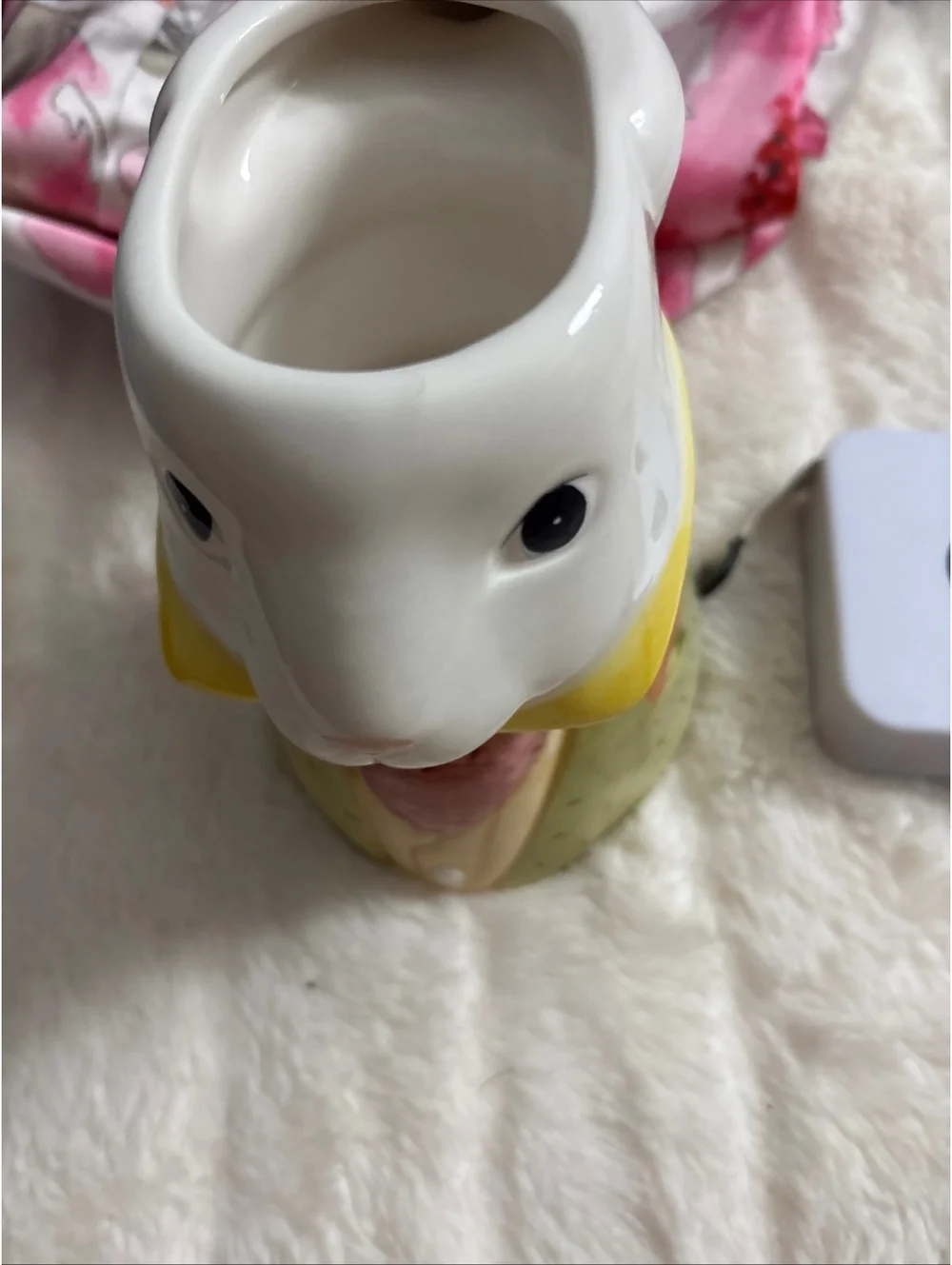 Alice in wonderland white rabbit mug.